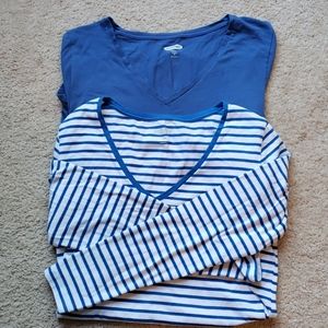 Old Navy fitted long-sleeved maternity tees